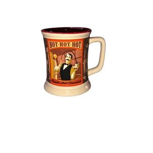 Polar Express 3D Style Mugs; French Hot Chocolate Cup; Thick Sturdy Mug 4 1/2”